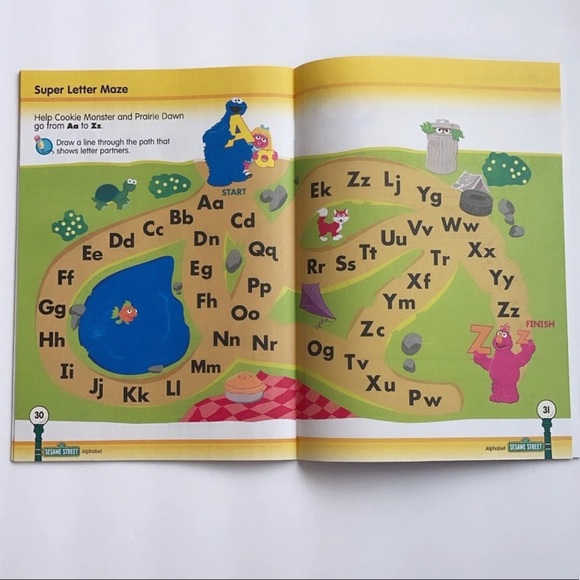 Sesame Street alphabet Bert & Ernie workbook - Picture 8 of 9